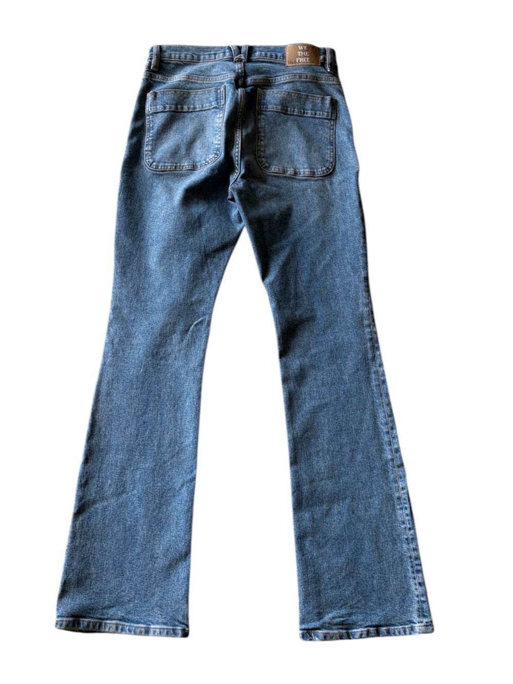 We The Free Aiden Slim Flare Blue Jeans Size 30 NWOT - Picture 4 of 15